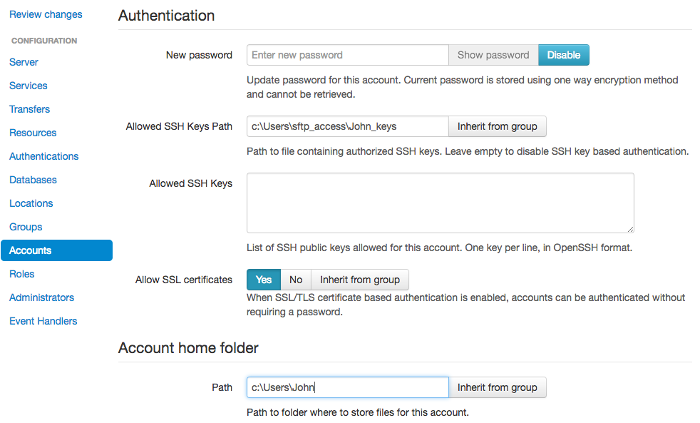 Openssh Sftp