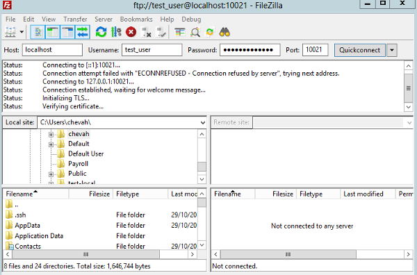 filezilla sftp server configuration filezilla sftp server configuration