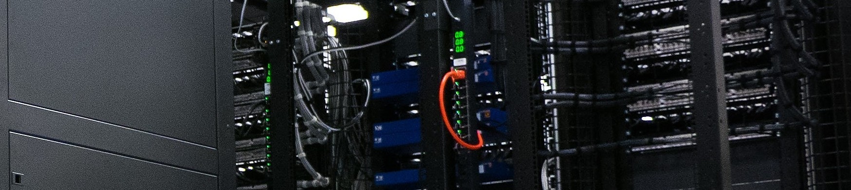 A server rack.